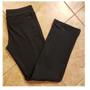 Adidas black drawstring athletic pant